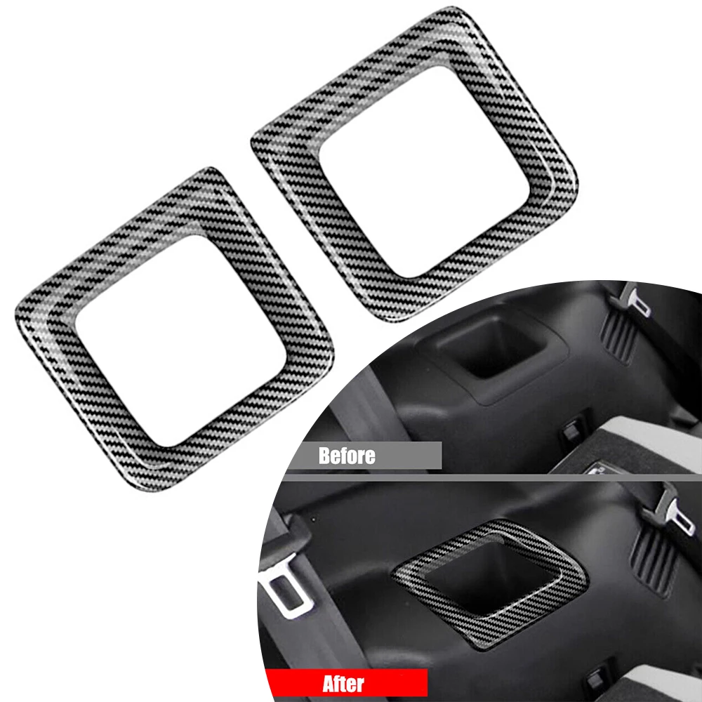 Car Stickers Rear Watercup Trim ABS Carbon Fiber Black Durable New Practical Interior Trim Interior Exterior Accessories
Car Stickers Rear Watercup Trim ABS Carbon Fiber Black Durable New Practical Interior Trim Interior Exterior Accessories