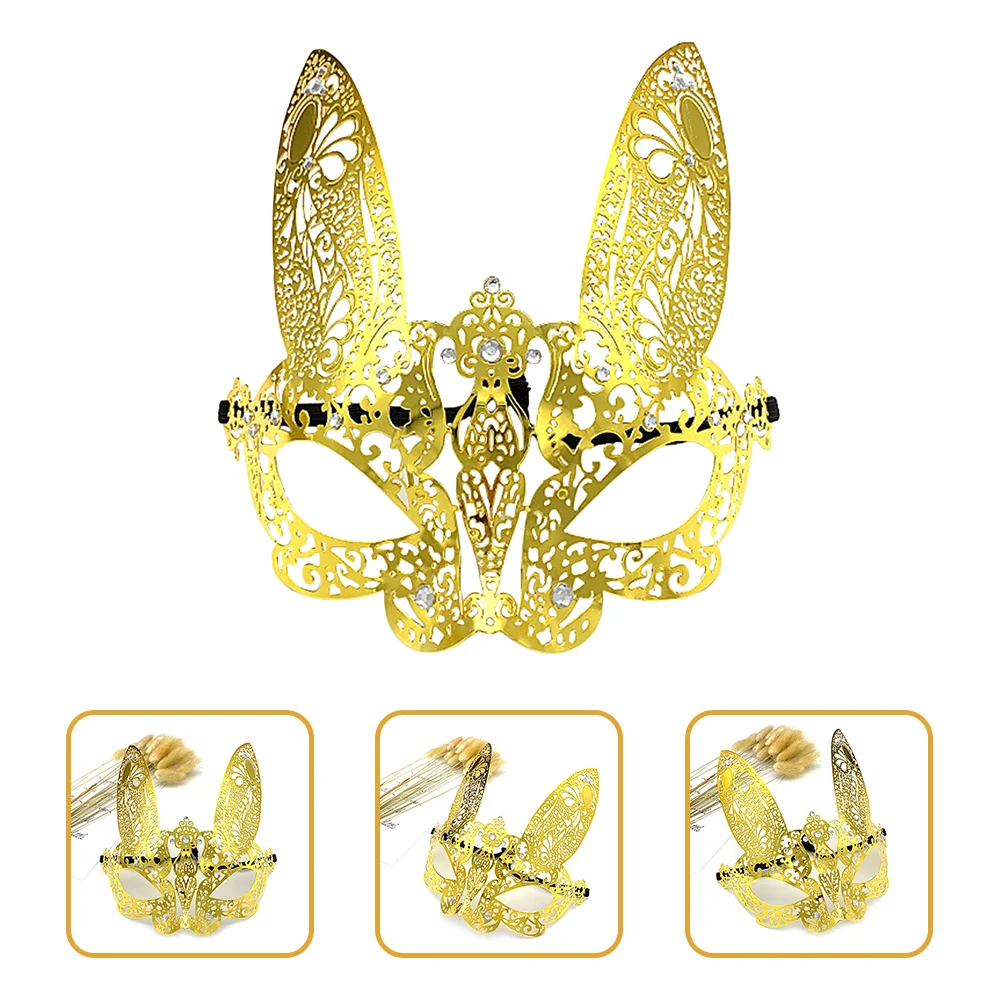 Bunny Mask Women Masks Silver Prom Decorations Accessories Masquerade Lady Alloy Party Prop Half Face Woman Black
Bunny Mask Women Masks Silver Prom Decorations Accessories Masquerade Lady Alloy Party Prop Half Face Woman Black