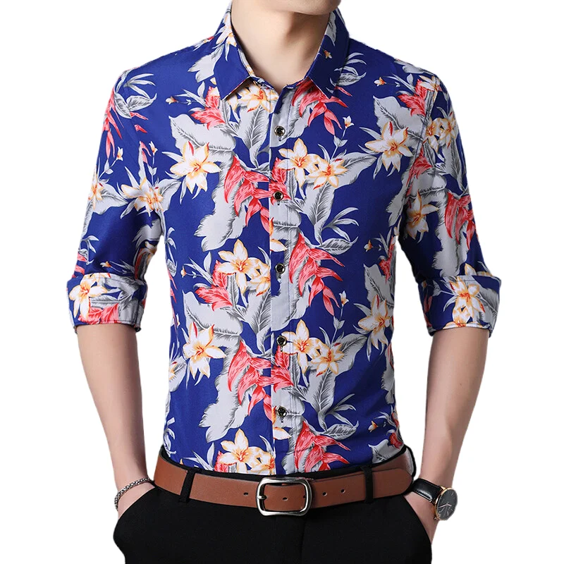en Fashion long Sleeve Hawaiian Shirt Tops Floral Printed Blouse Plus Size male Business Slim spring autumn Casual Beach Shirts
en Fashion long Sleeve Hawaiian Shirt Tops Floral Printed Blouse Plus Size male Business Slim spring autumn Casual Beach Shirts