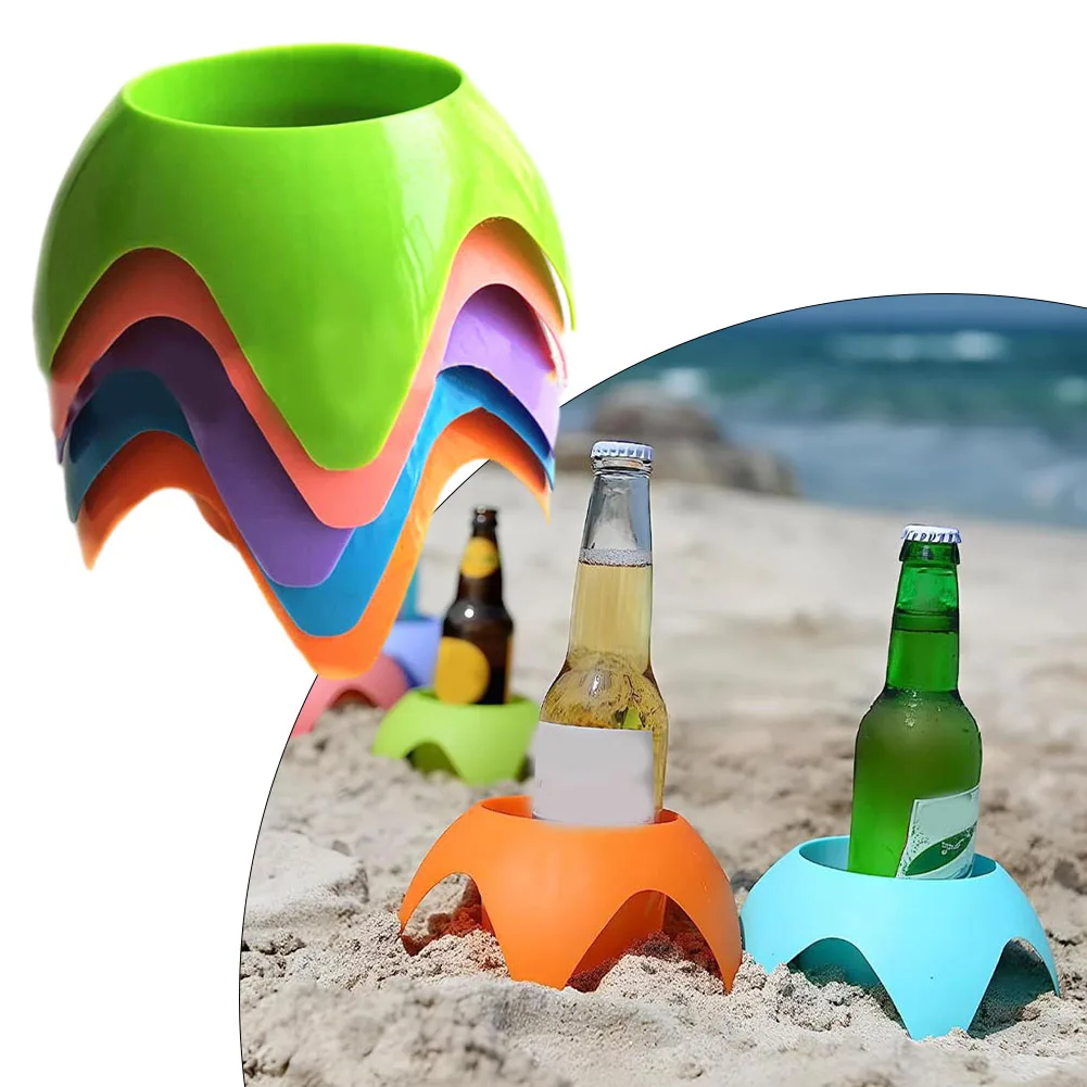 5pcs/set Portable Beach Cup Holder Vacation Beach Accessories Beach Drink Cup Tray Camping Hiking Outdoor Tableware Supplies
5pcs/set Portable Beach Cup Holder Vacation Beach Accessories Beach Drink Cup Tray Camping Hiking Outdoor Tableware Supplies