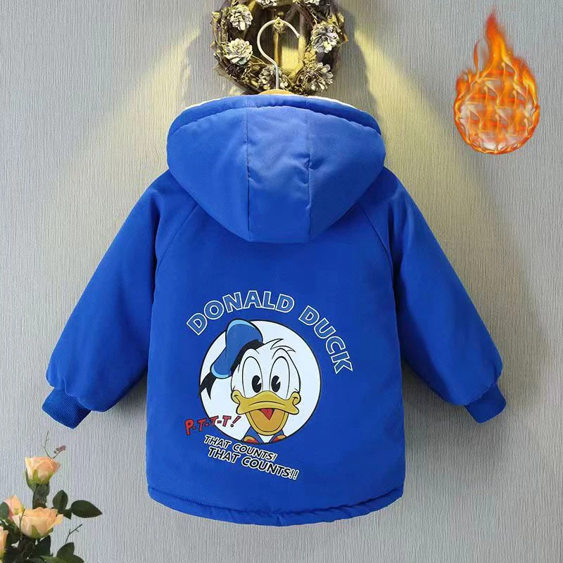Зимние пальто Disney для девочек и мальчиков, куртки с капюшоном 2022 Дональд Дак, Детская плюшевая теплая верхняя одежда, интимная детская одежд...
Зимние пальто Disney для девочек и мальчиков, куртки с капюшоном 2022 Дональд Дак, Детская плюшевая теплая верхняя одежда, интимная детская одежд...