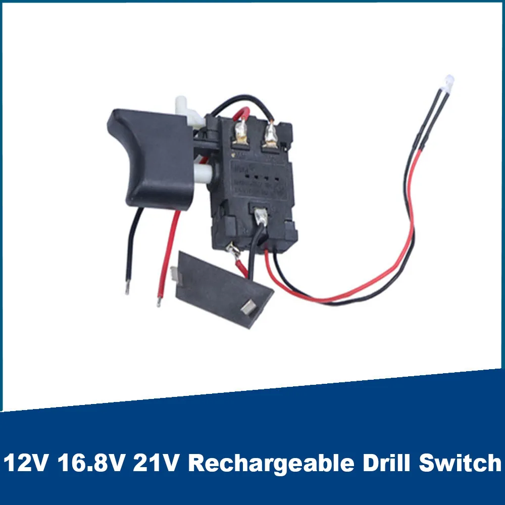 12V16.8V21Vrechargeable drill switch lithium battery hand drill electric screwdriver switch speed adjustable forward and reverse
12V16.8V21Vrechargeable drill switch lithium battery hand drill electric screwdriver switch speed adjustable forward and reverse