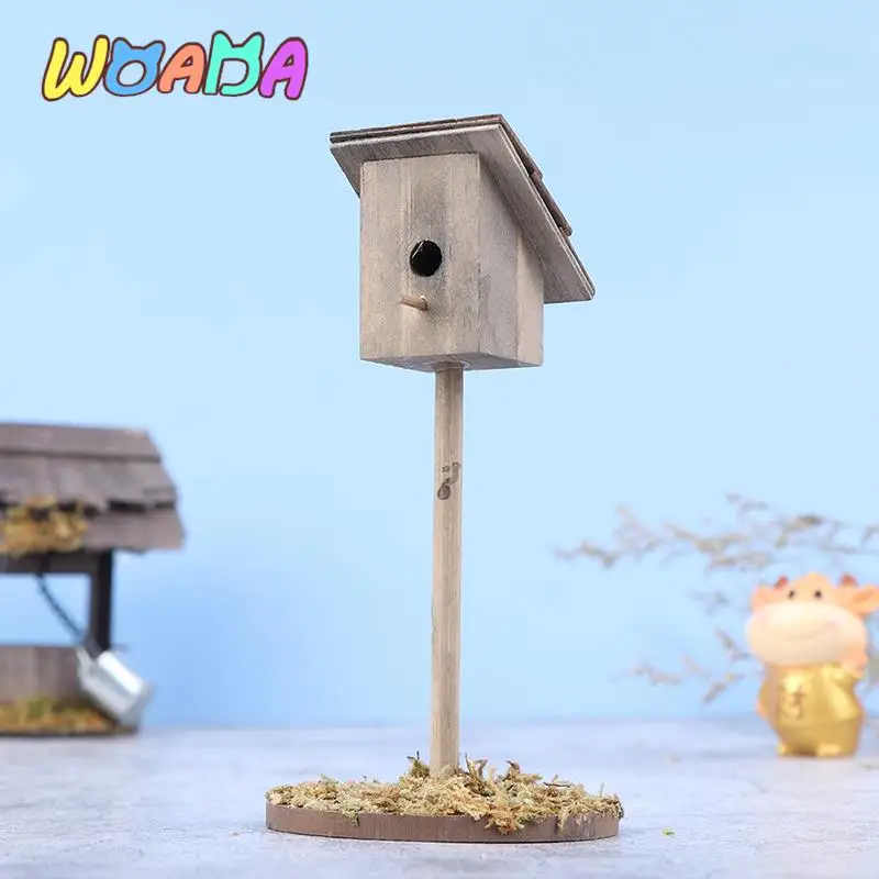 1 Pc 1/12 Dollhouse Miniatures Wooden Simulation BIRDHOUSE Set Garden Yard Decoration
1 Pc 1/12 Dollhouse Miniatures Wooden Simulation BIRDHOUSE Set Garden Yard Decoration