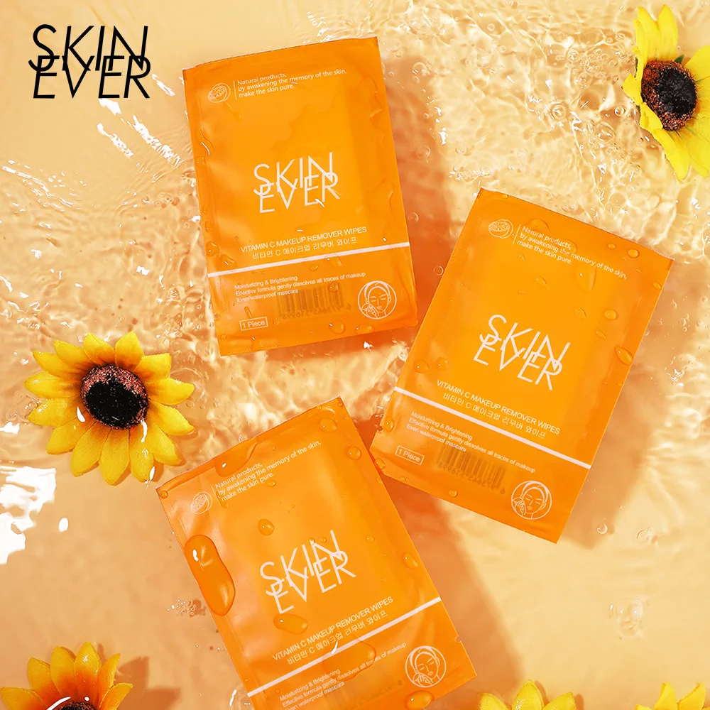 VITAMIN C Makeup Remover Wipes Individual 10 Pieces Portable Disposable Deep Cleansing Eye, Face and Lip Makeup Remover Wipes
VITAMIN C Makeup Remover Wipes Individual 10 Pieces Portable Disposable Deep Cleansing Eye, Face and Lip Makeup Remover Wipes