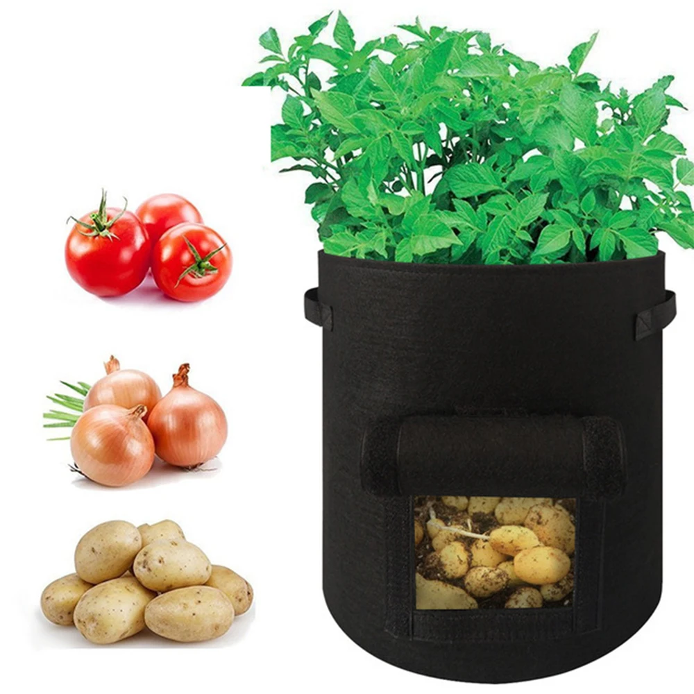Greenhouse Moisturizing Seedling Pot 4/7/10 Gallon Vertical Home Garden Plant Growth Bag Potato Vegetable Onion Carrot Grow Bags
Greenhouse Moisturizing Seedling Pot 4/7/10 Gallon Vertical Home Garden Plant Growth Bag Potato Vegetable Onion Carrot Grow Bags