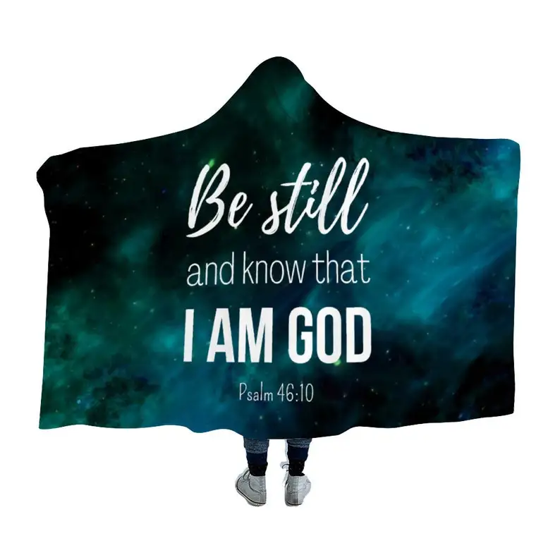 Be still and know that I am God - Christian Hooded Blanket, Christian blanket, Hooded plush, Polar fleece
Be still and know that I am God - Christian Hooded Blanket, Christian blanket, Hooded plush, Polar fleece
