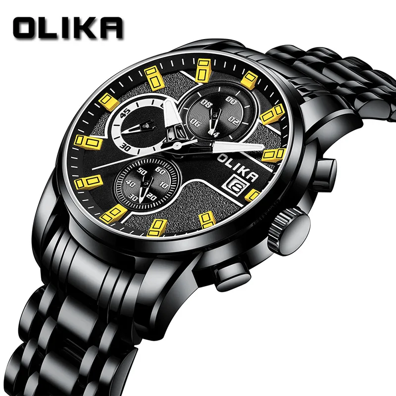 Olika Top Brand Watch Men Fashion Luxury Watches Casual Luminous Waterproof Man Chronograph Sports Wristwatch Relogio Masculino
Olika Top Brand Watch Men Fashion Luxury Watches Casual Luminous Waterproof Man Chronograph Sports Wristwatch Relogio Masculino