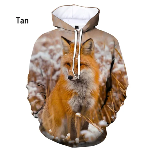 2022 New Fashion 3D Printing Hoodie Animal Fox Hoodie Men Women Autumn Winter Long Sleeve Sports Pullover
2022 New Fashion 3D Printing Hoodie Animal Fox Hoodie Men Women Autumn Winter Long Sleeve Sports Pullover