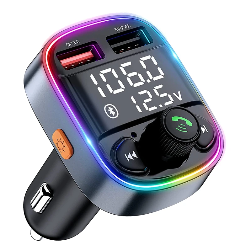 Bluetooth Car Adapter QC3.0 Quick Charge Car Adapter Hands-Free Kit For Car Bluetooth 5.0,For TF Card And U Disk
Bluetooth Car Adapter QC3.0 Quick Charge Car Adapter Hands-Free Kit For Car Bluetooth 5.0,For TF Card And U Disk