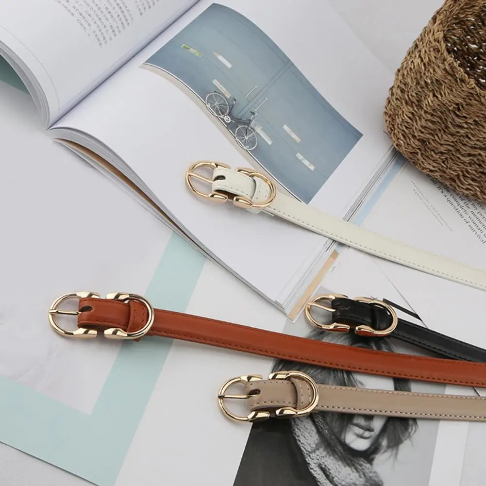 Metal Buckle Waist Band Fashionable Women's Adjustable Faux Leather Belt with Metal Buckle Stylish Waist for Dress for Suits
Metal Buckle Waist Band Fashionable Women's Adjustable Faux Leather Belt with Metal Buckle Stylish Waist for Dress for Suits