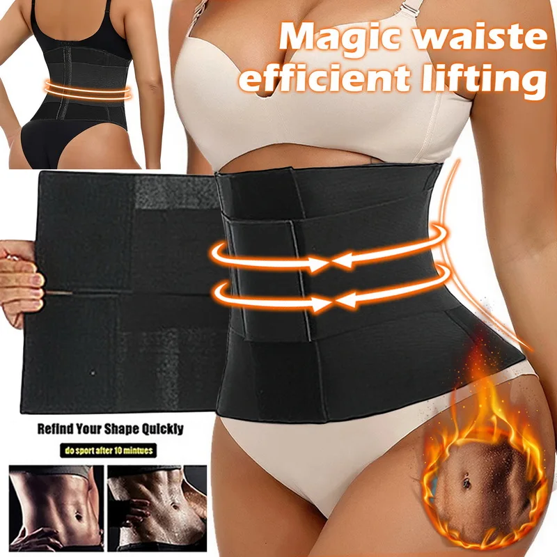 Puimentiua Sweat Belt Modeling Strap Waist Cincher For Women Men Waist Trainer Belly Slimming Sheath Shaperwear Tummy Corset 
Puimentiua Sweat Belt Modeling Strap Waist Cincher For Women Men Waist Trainer Belly Slimming Sheath Shaperwear Tummy Corset