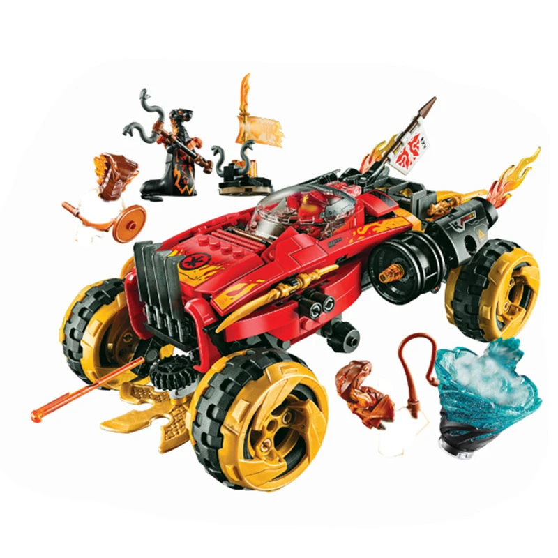 Ninja Series Katana 4X4 Vehicle Model Building Blocks Sets with Figures Compatible Ninjagoed 70675 DIY Bricks Toys for Kids
Ninja Series Katana 4X4 Vehicle Model Building Blocks Sets with Figures Compatible Ninjagoed 70675 DIY Bricks Toys for Kids