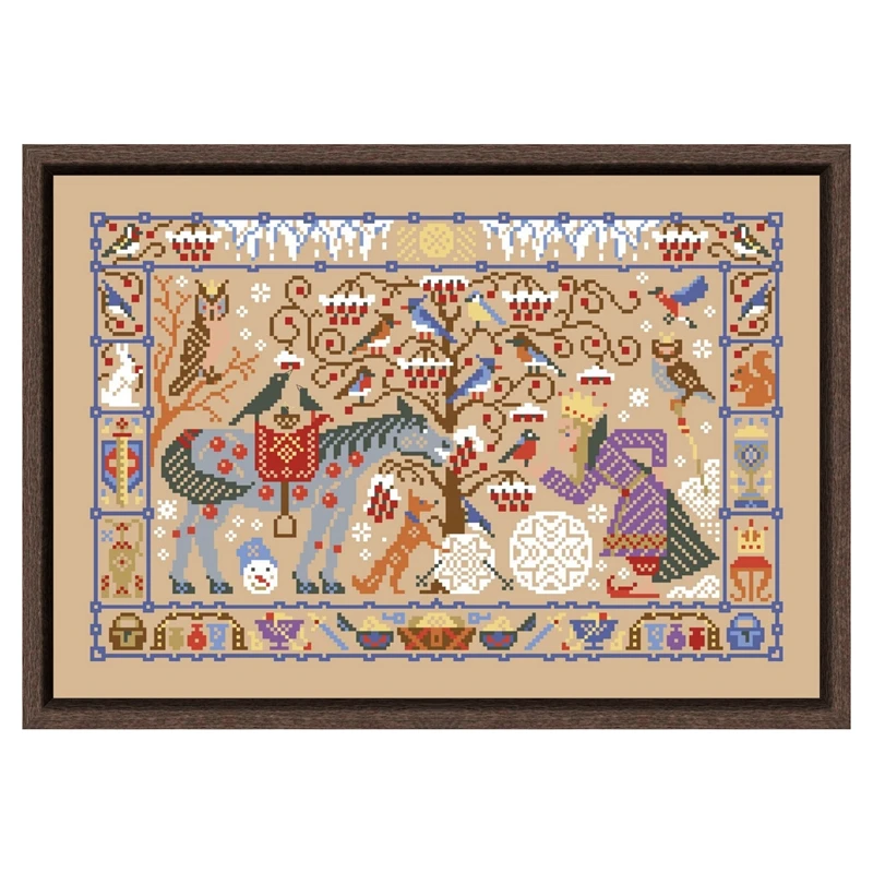Winter treasures cross stitch kits cartoon 18ct 14ct 11ct linen flaxen canvas stitching embroidery DIY gifts home decor
Winter treasures cross stitch kits cartoon 18ct 14ct 11ct linen flaxen canvas stitching embroidery DIY gifts home decor