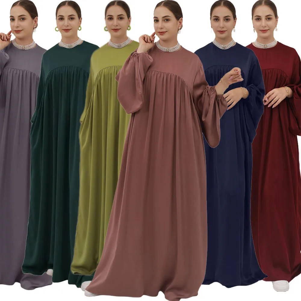 

Jilbab Women Abayas Muslim Modest Prayer Loose Long Maxi Dress Turkey Khimar Eid Mubarak Kaftan Dubai Islamic Robe Arab Ramadan