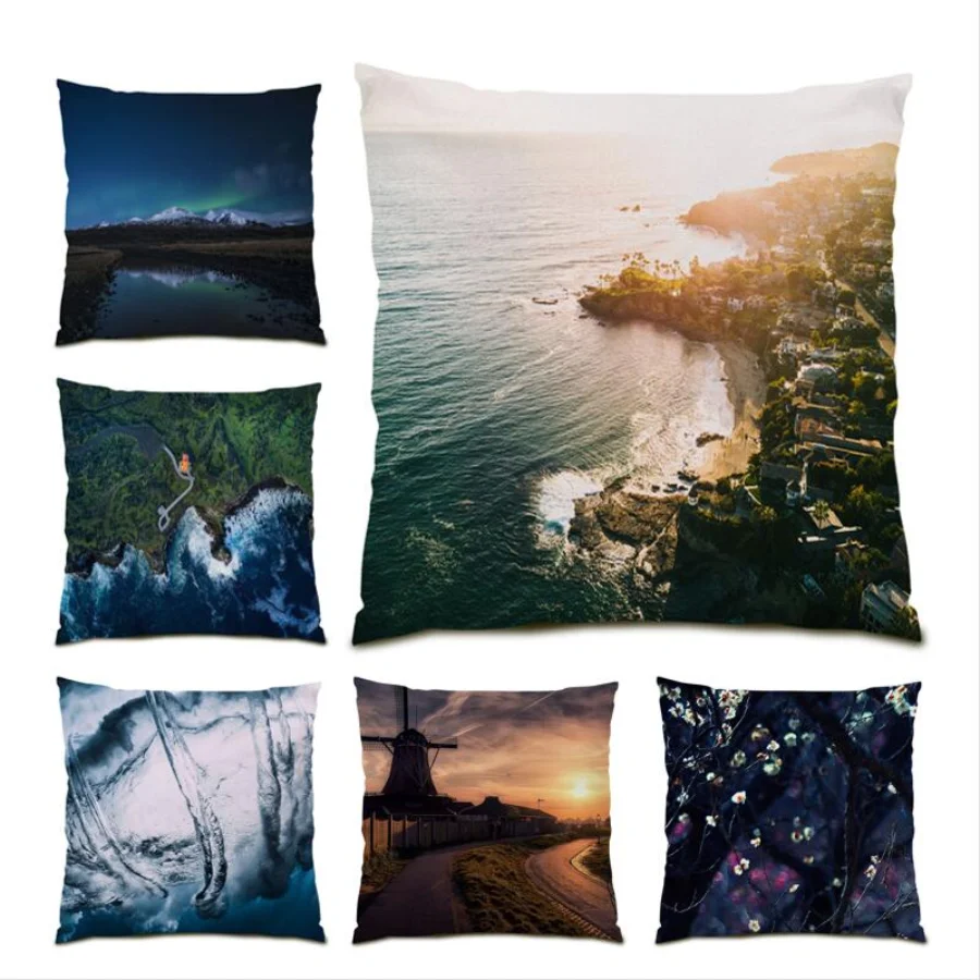 Scenery Cushion Cover 45x45 Velvet Living Room Decoration Landscape Photography Throw Pillow Covers Modern Home Decor Bed E0990
Scenery Cushion Cover 45x45 Velvet Living Room Decoration Landscape Photography Throw Pillow Covers Modern Home Decor Bed E0990