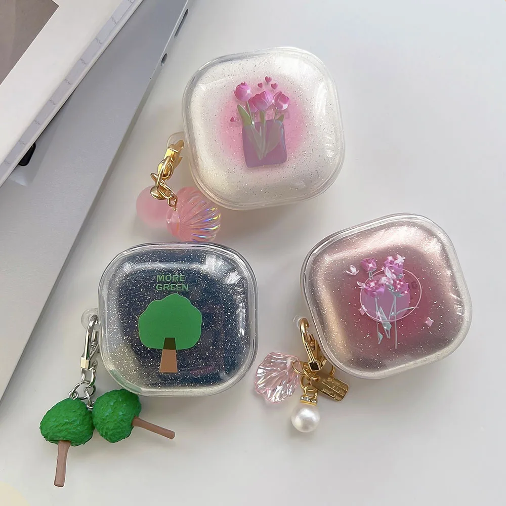 Case For Samsung Galaxy Buds Live Buds2 Buds Pro Flower Tree Transparent Earphone Cover For Samsung Galaxy Buds 2 with Keyring 
Case For Samsung Galaxy Buds Live Buds2 Buds Pro Flower Tree Transparent Earphone Cover For Samsung Galaxy Buds 2 with Keyring