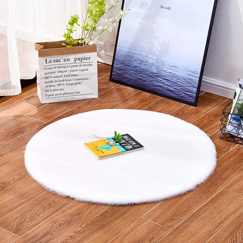 Round Foot Mat, Artificial Rabbit Fur Carpet, Warm Floor Mat, Bedroom Cushion, Living Room Decoration
Round Foot Mat, Artificial Rabbit Fur Carpet, Warm Floor Mat, Bedroom Cushion, Living Room Decoration