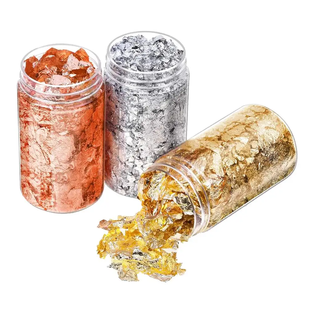 Flakes Set,3 Color Imitation Gold Flakes Paper for for , Painting Arts, Crafts and Home Decoration
Flakes Set,3 Color Imitation Gold Flakes Paper for for , Painting Arts, Crafts and Home Decoration