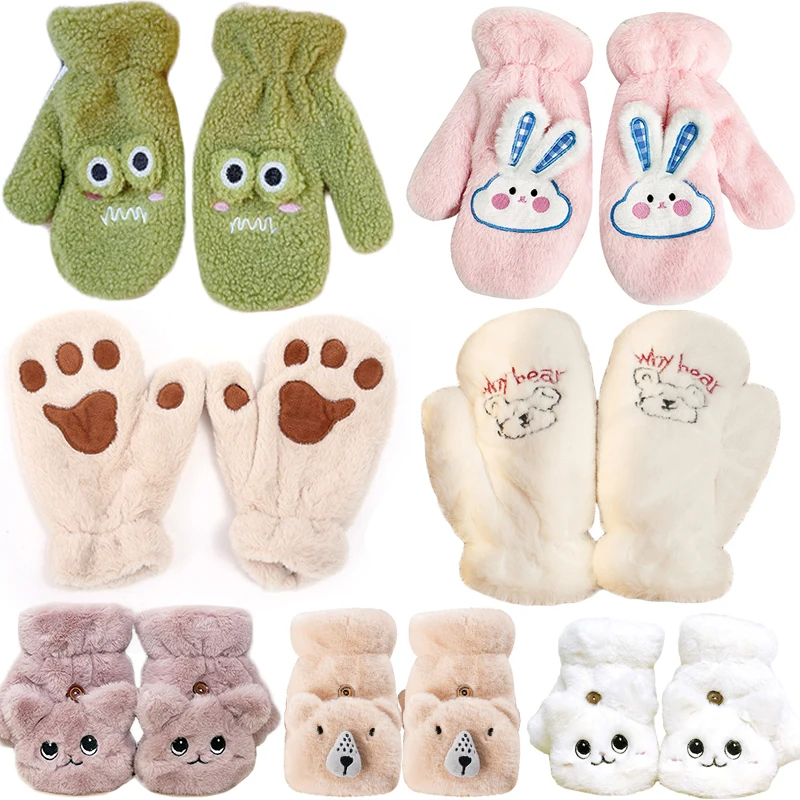 Plush Women Mittens Bear Soft Fleece Gloves Winter Warm Thicken Fingerless Mitten Girls Student Outdoor Warmer Gift Hand Glove
Plush Women Mittens Bear Soft Fleece Gloves Winter Warm Thicken Fingerless Mitten Girls Student Outdoor Warmer Gift Hand Glove