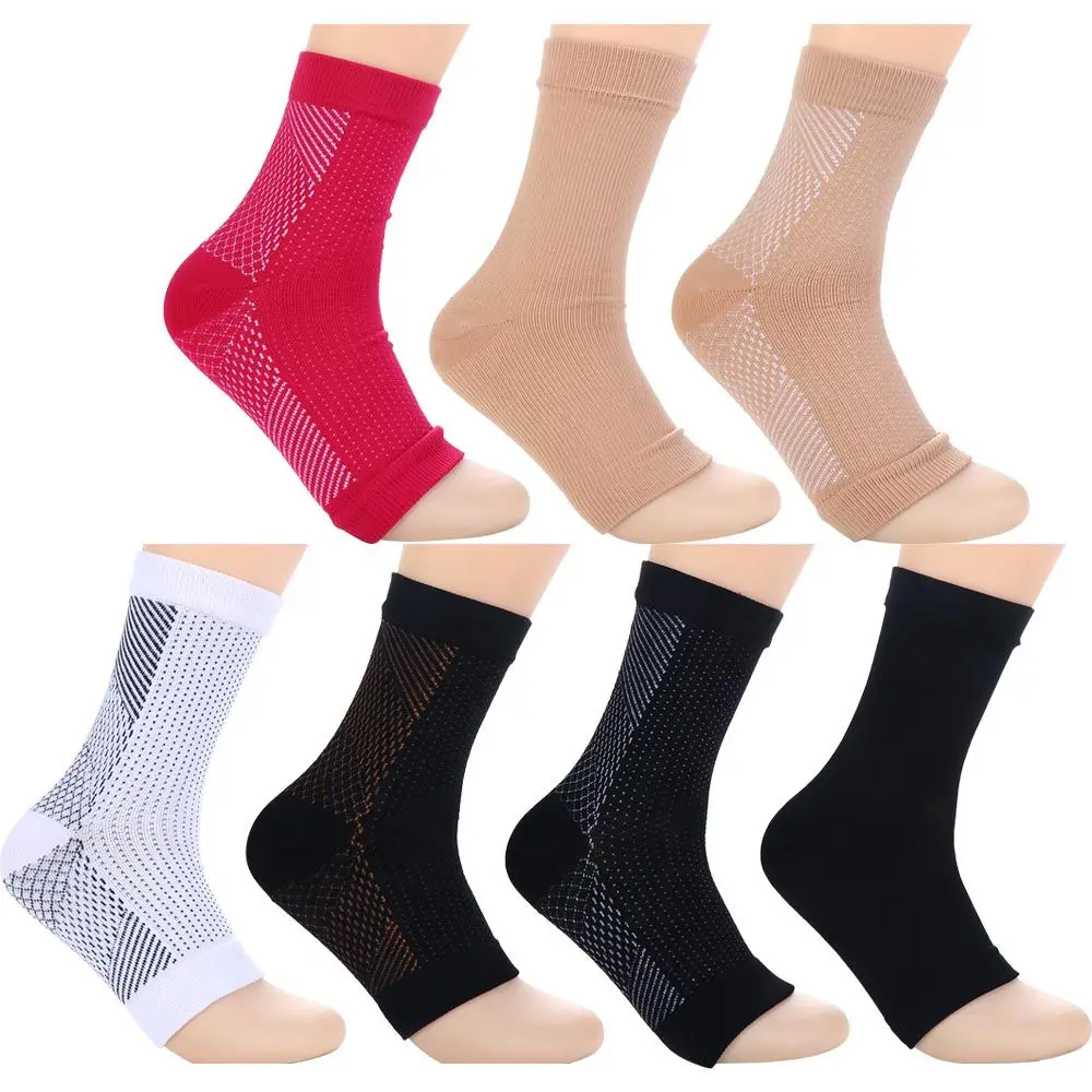 Socks Foot Ankle Nylon Protect Arthritis Heel Protective Socks Foot Sleeves Elastic Bandage Sleeve Tight Casual Socks
Socks Foot Ankle Nylon Protect Arthritis Heel Protective Socks Foot Sleeves Elastic Bandage Sleeve Tight Casual Socks