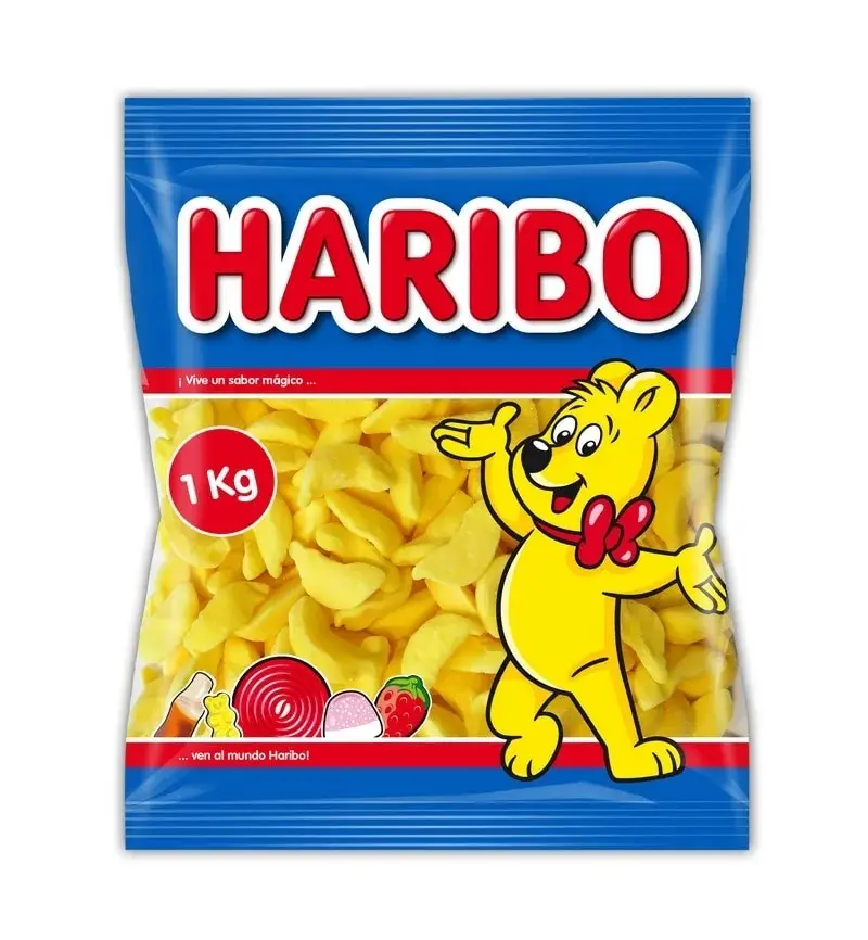 Haribo Конфеты суфле "Бананы" 1000 гр. | Бакалея