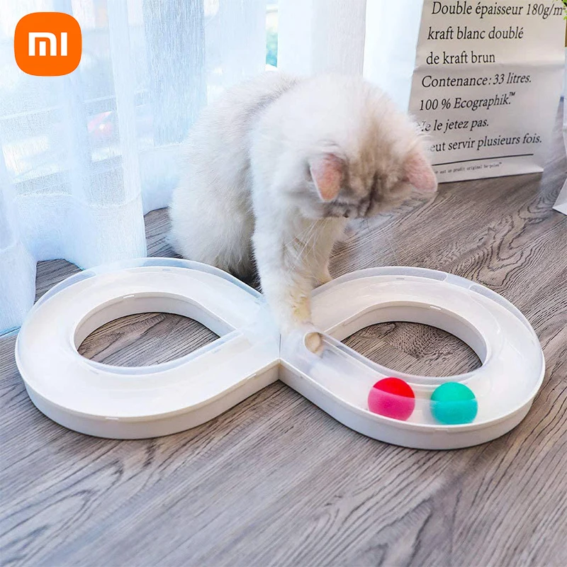 Xiaomi Cat Toys Interactive with Ball Cat Tunnel Funny Amusement Plate Kitten Tower Tracks Disc Meet Cat Chasing and Exercise
Xiaomi Cat Toys Interactive with Ball Cat Tunnel Funny Amusement Plate Kitten Tower Tracks Disc Meet Cat Chasing and Exercise