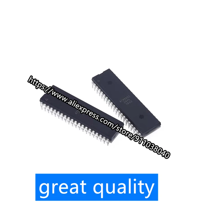 

Brand new original AT89S52 single-chip microcomputer DIP-40 AT89S52-24PU straight plug hot sale