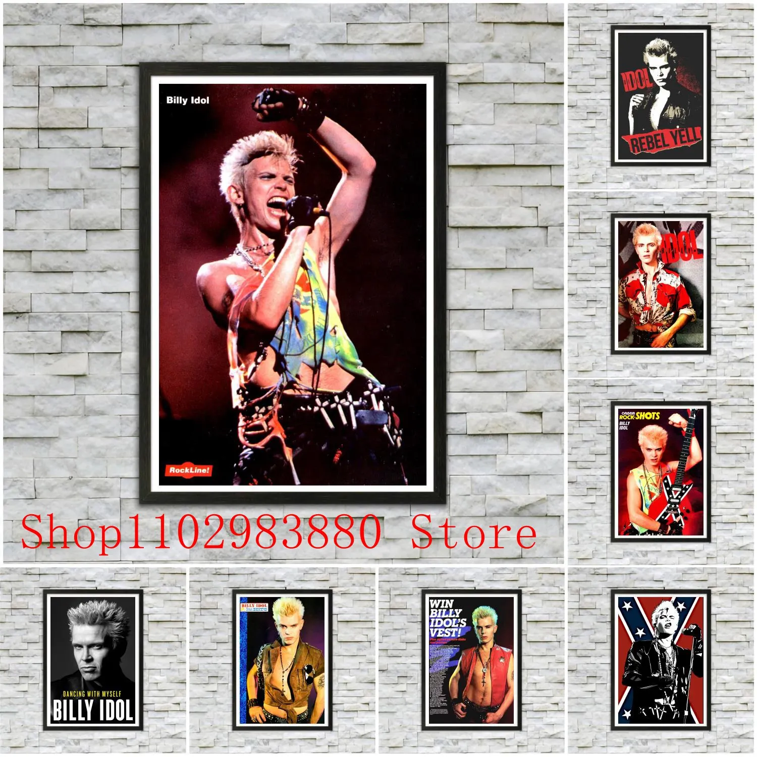 Billy Idol Rebel Yell Poster Canvas Painting Posters and Prints Wall Art Picture Home Living Room Decor
Billy Idol Rebel Yell Poster Canvas Painting Posters and Prints Wall Art Picture Home Living Room Decor