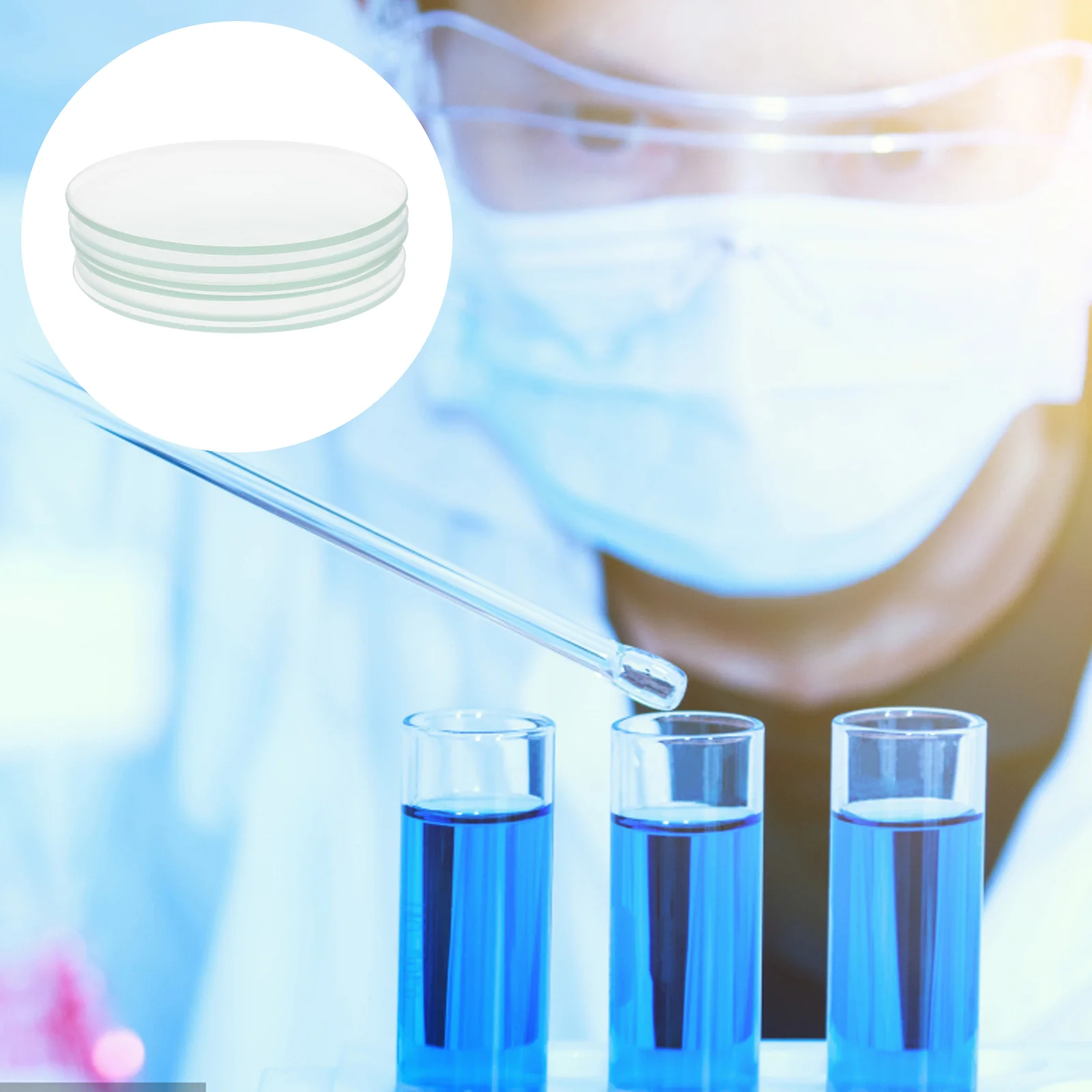 Laboratory Watch Glass Beaker Covers: 10pcs Teaching Watch Glass Evaporation Dish for Chemistry Class School Home
Laboratory Watch Glass Beaker Covers: 10pcs Teaching Watch Glass Evaporation Dish for Chemistry Class School Home