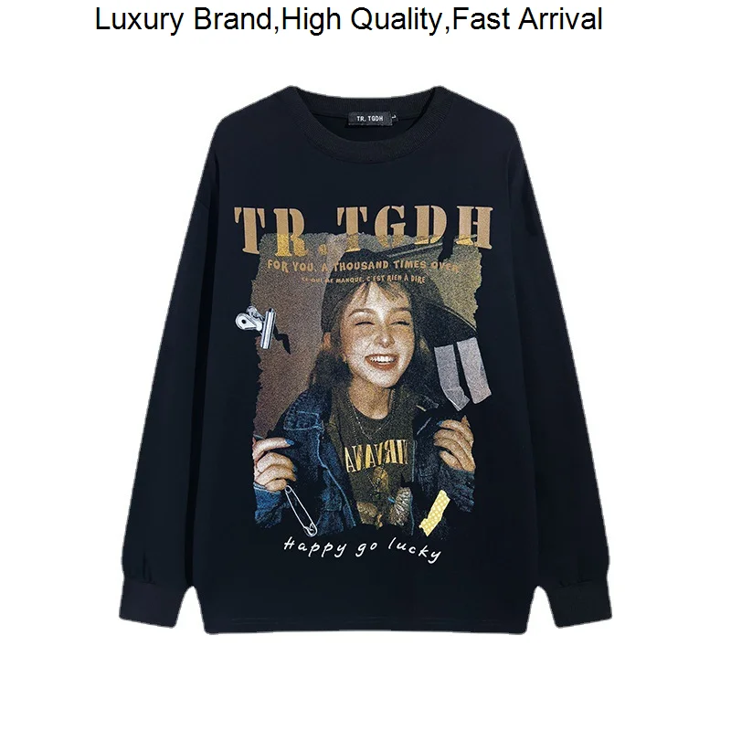 Men's Women's Fashion Clothing Girl Print Y2K Clothes Long Sleeve Round Neck Tops Sweatshirt Pullover For Men Sweater Femme
Men's Women's Fashion Clothing Girl Print Y2K Clothes Long Sleeve Round Neck Tops Sweatshirt Pullover For Men Sweater Femme
