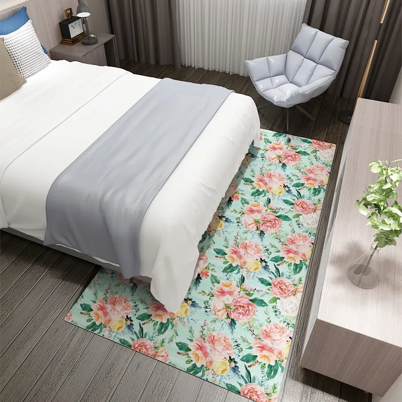 Reese Velvet Fleece Living Room Carpet Bedside Rug Traditional Chinese Painting Watercolor Peonies Customable Washable Soft Mats
Reese Velvet Fleece Living Room Carpet Bedside Rug Traditional Chinese Painting Watercolor Peonies Customable Washable Soft Mats