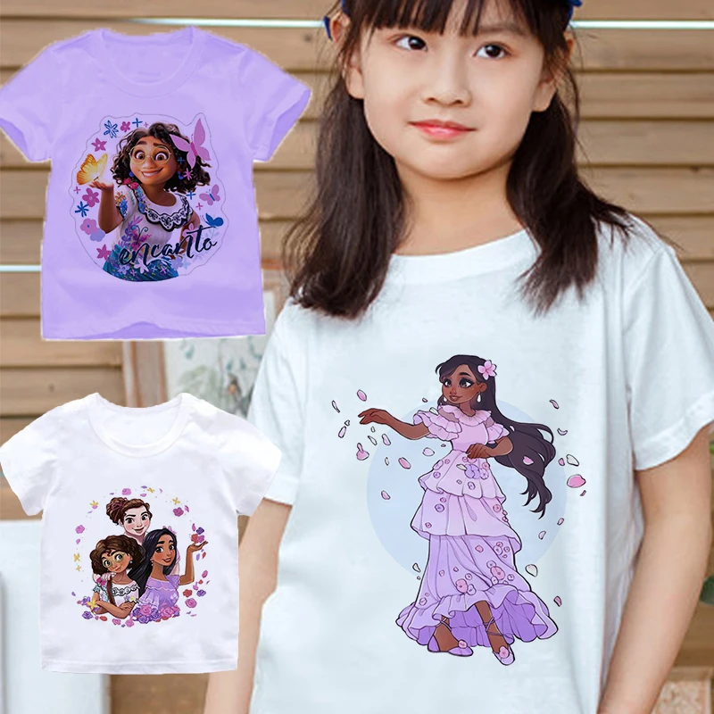 Girls 2022 Summer Disney New Cartoon Print Cute Charm Anime T-shirt Fashion Boys Tees White Purple Crew Neck Top Kids Clothes
Girls 2022 Summer Disney New Cartoon Print Cute Charm Anime T-shirt Fashion Boys Tees White Purple Crew Neck Top Kids Clothes