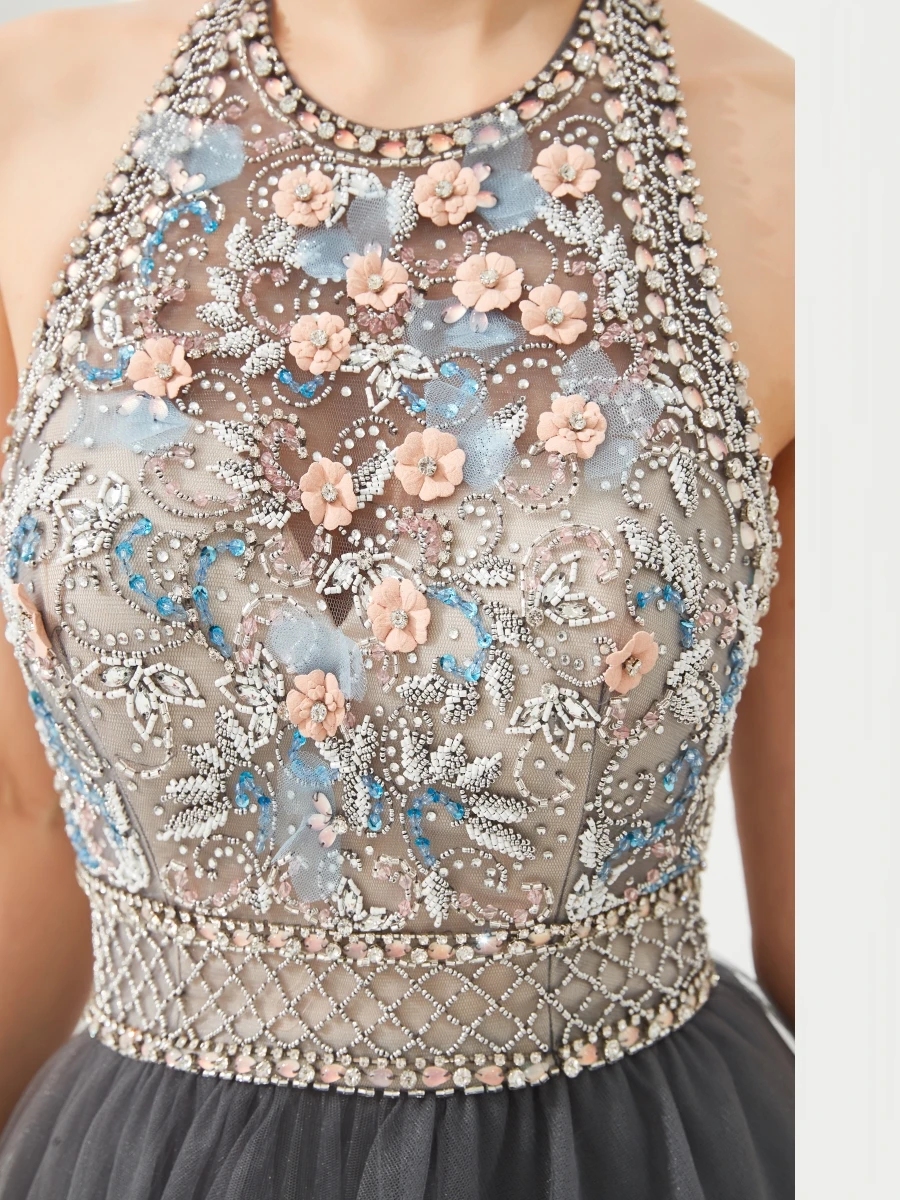 2023 Club New Formal Halter Evening Backless Party Floor Length Lady Beads Gown Zipper Applique Prom Dress
2023 Club New Formal Halter Evening Backless Party Floor Length Lady Beads Gown Zipper Applique Prom Dress