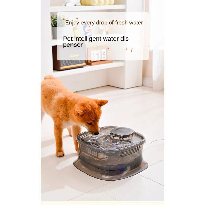 5L Large Capacity Filtering Water Fountain for Dog 5000ml Drinker with Filters Cat Water Dispenser Drinking Bowl
5L Large Capacity Filtering Water Fountain for Dog 5000ml Drinker with Filters Cat Water Dispenser Drinking Bowl