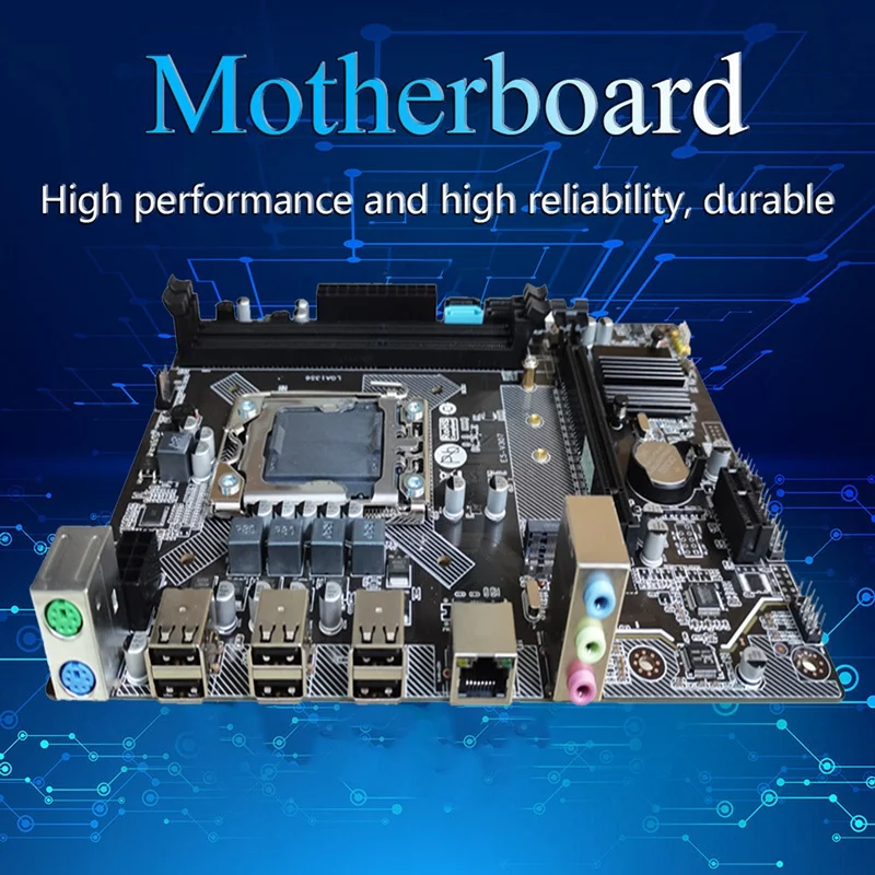 

X79 PC Game Motherboard+SATA Cable+Bezel LGA1356 DDR3 REG ECC RAM Slot M.2 NVME SATA3.0 Motherboard Support Xeon E5 V1V2