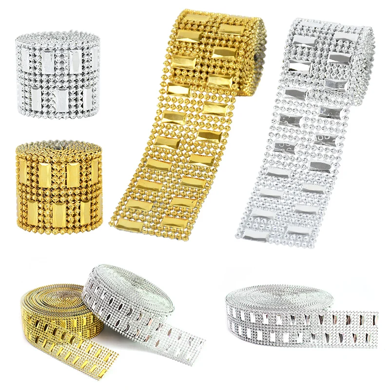 1Yard 8 Rows Gold Silver Crystal Diamond Applique Ribbon Glitter Rhinestone Trim Wedding Party Decoration Wrap Trimming Crafts
1Yard 8 Rows Gold Silver Crystal Diamond Applique Ribbon Glitter Rhinestone Trim Wedding Party Decoration Wrap Trimming Crafts