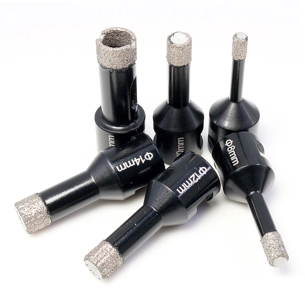 M14 Thread Dry Vacuum Brazed Diamond Drilling Core Bit Porcelain Tile Drill Bits Marble Stone Masonry Hole Saw For Angle Grinder
M14 Thread Dry Vacuum Brazed Diamond Drilling Core Bit Porcelain Tile Drill Bits Marble Stone Masonry Hole Saw For Angle Grinder