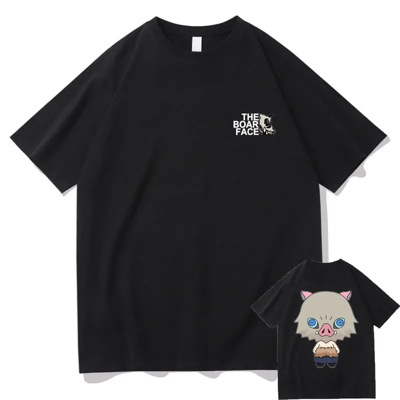 Japanese Anime Demon Slayer Streetwear Hashibira Inosuke The Boar Face T-shirt Short Sleeve Men Women Manga Oversized T Shirts
Japanese Anime Demon Slayer Streetwear Hashibira Inosuke The Boar Face T-shirt Short Sleeve Men Women Manga Oversized T Shirts