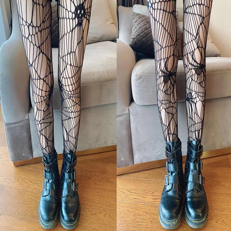 Darkly Mesh Stockings Maid Sexy Fashion Hallowmas Black Cosplay Costumes Accessories Silk Tight Tuiwa Spider
Darkly Mesh Stockings Maid Sexy Fashion Hallowmas Black Cosplay Costumes Accessories Silk Tight Tuiwa Spider