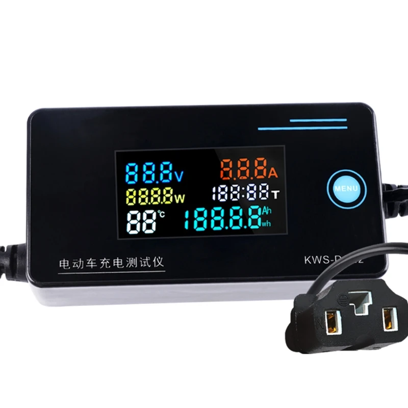 4-120V Lithium Battery Capacity Detector Voltmeter for Electric Motorcycle Scooter
4-120V Lithium Battery Capacity Detector Voltmeter for Electric Motorcycle Scooter