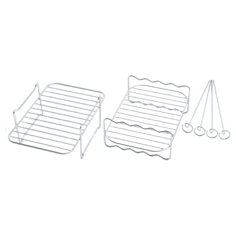 Air Fryer Rack For Dual Basket,Air Fryer Accessory Multi-Layer Rack,For Ninja Foodi DZ201 DZ40 Double Basket Air Fryer
Air Fryer Rack For Dual Basket,Air Fryer Accessory Multi-Layer Rack,For Ninja Foodi DZ201 DZ40 Double Basket Air Fryer