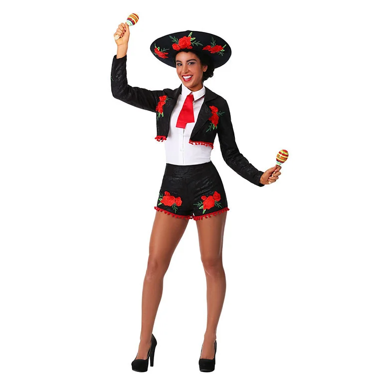 Halloween Cosplay Police Clothing Set Stage Performance Costume Mexican Wandering Band Costume Carnival Party Cosplay Costume
Halloween Cosplay Police Clothing Set Stage Performance Costume Mexican Wandering Band Costume Carnival Party Cosplay Costume