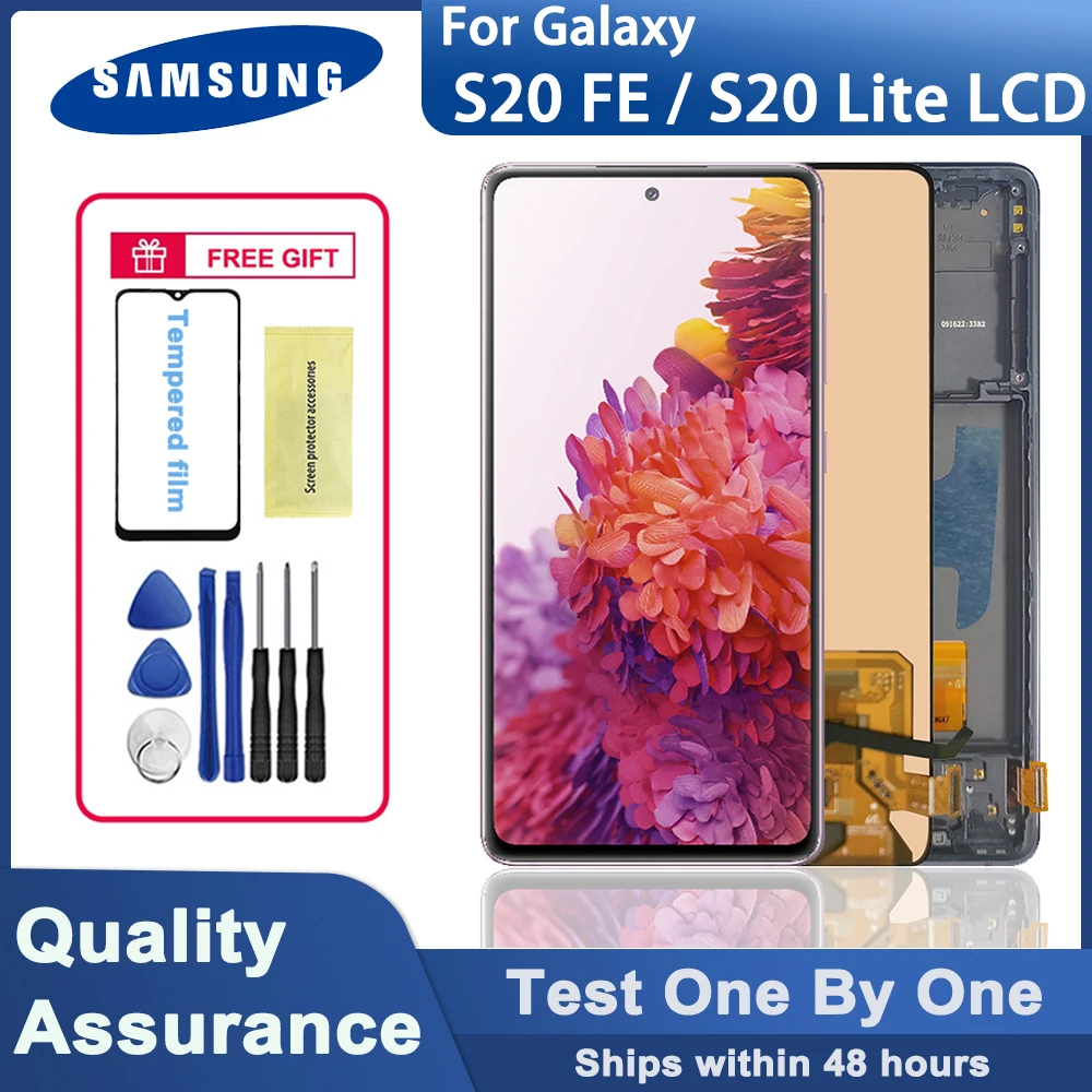 Оригинальный дисплей 6,5 дюйма для Samsung Galaxy S20 FE 5G G780F G781F, ЖК-экран с сенсорным дигитайзером в сборе для Galaxy S20 Lite, дисплей
Оригинальный дисплей 6,5 дюйма для Samsung Galaxy S20 FE 5G G780F G781F, ЖК-экран с сенсорным дигитайзером в сборе для Galaxy S20 Lite, дисплей