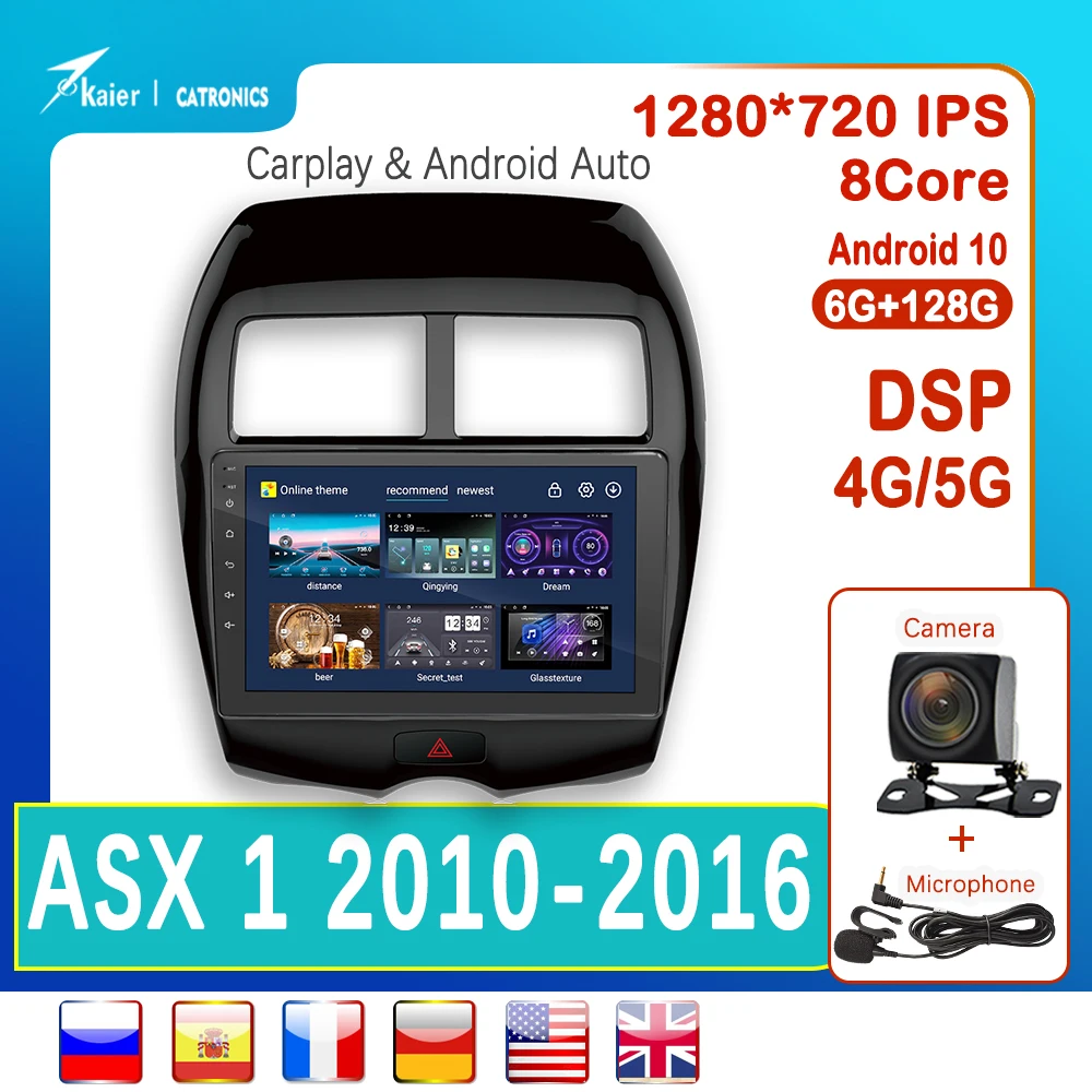 For ASX 1 2010 - 2016 KAIER Android10 Octa Core Car DVD Stereo MP5 Infotainment Radio Multimedia GPS Carplay AUTO Player
For ASX 1 2010 - 2016 KAIER Android10 Octa Core Car DVD Stereo MP5 Infotainment Radio Multimedia GPS Carplay AUTO Player