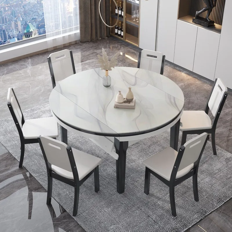 Round Sedentary Dining Table Round Luxury Kitcjen Table Centerpiece Decor Comedor 4 Sillas Con Mesa Moderno Home Furniture
Round Sedentary Dining Table Round Luxury Kitcjen Table Centerpiece Decor Comedor 4 Sillas Con Mesa Moderno Home Furniture