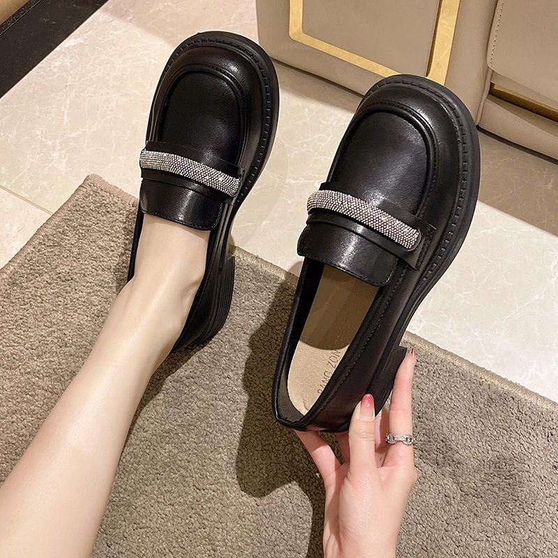 Ladies Mary Jane Shoes 2022 Spring New Fashion British Style Soft and Comfortable Low-heeled Elegant Women's Loafer Shoes 35-40
Ladies Mary Jane Shoes 2022 Spring New Fashion British Style Soft and Comfortable Low-heeled Elegant Women's Loafer Shoes 35-40