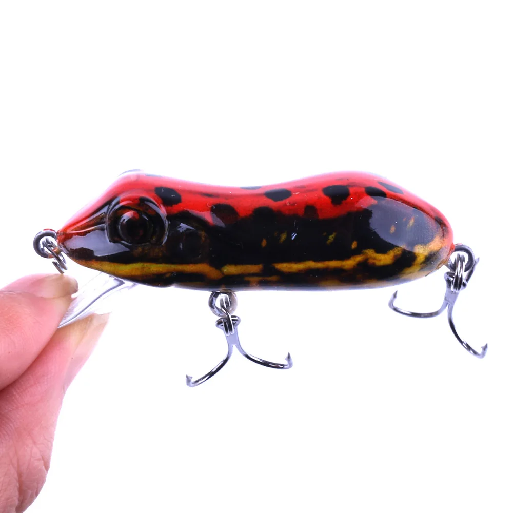 Hengjia 1PC Fishing Lure 6CM-10G Topwater Lifelike Frog Bait Artificial Rubber 2 Hooks Topwater Wobbler Isca Pesca Tackle
Hengjia 1PC Fishing Lure 6CM-10G Topwater Lifelike Frog Bait Artificial Rubber 2 Hooks Topwater Wobbler Isca Pesca Tackle