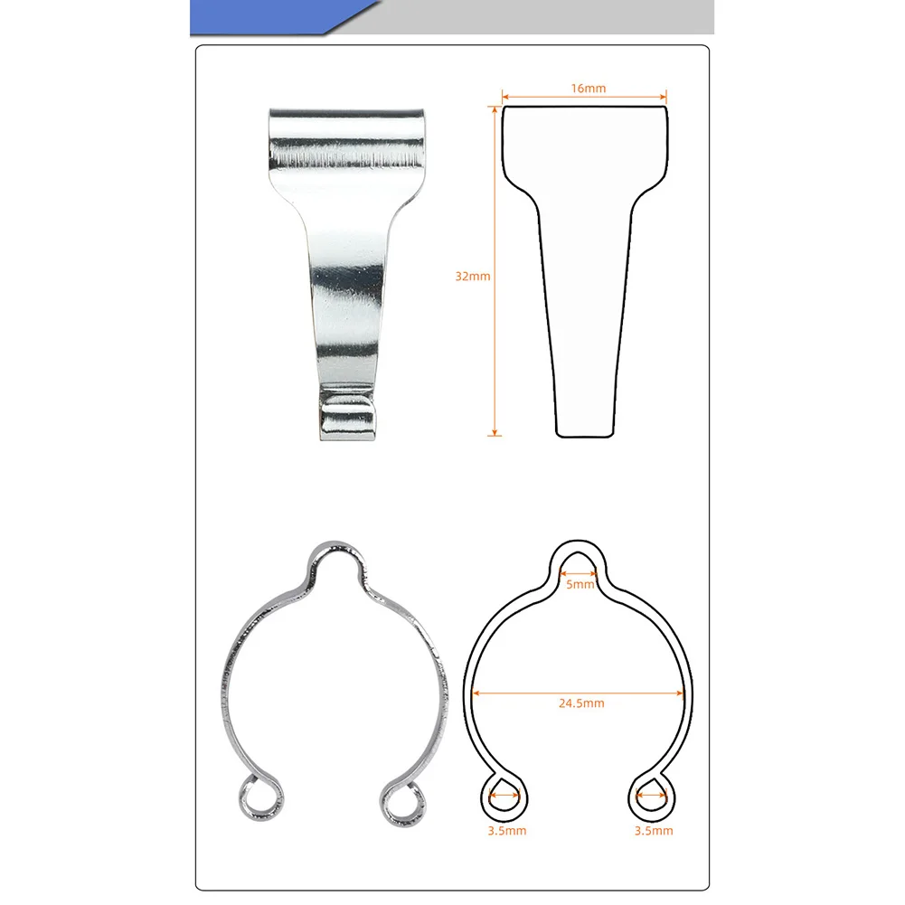 Brake Hose Guide Cable Clips Clamp Retro Cars Silver Steel 32x16mm Bike Frame Clips Cable Holder Fix Brake Wire
Brake Hose Guide Cable Clips Clamp Retro Cars Silver Steel 32x16mm Bike Frame Clips Cable Holder Fix Brake Wire