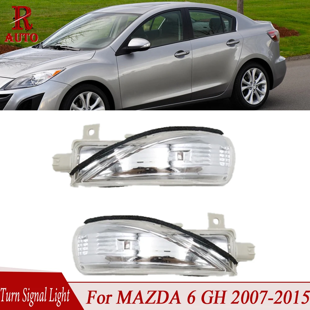 

R-AUTO For MAZDA 6 GH 2007-2015 For MAZDA 3 BL 2008-2014 Repeater Lamp LED Blinker Lamp Car Rearview Mirror Turn Signal Light