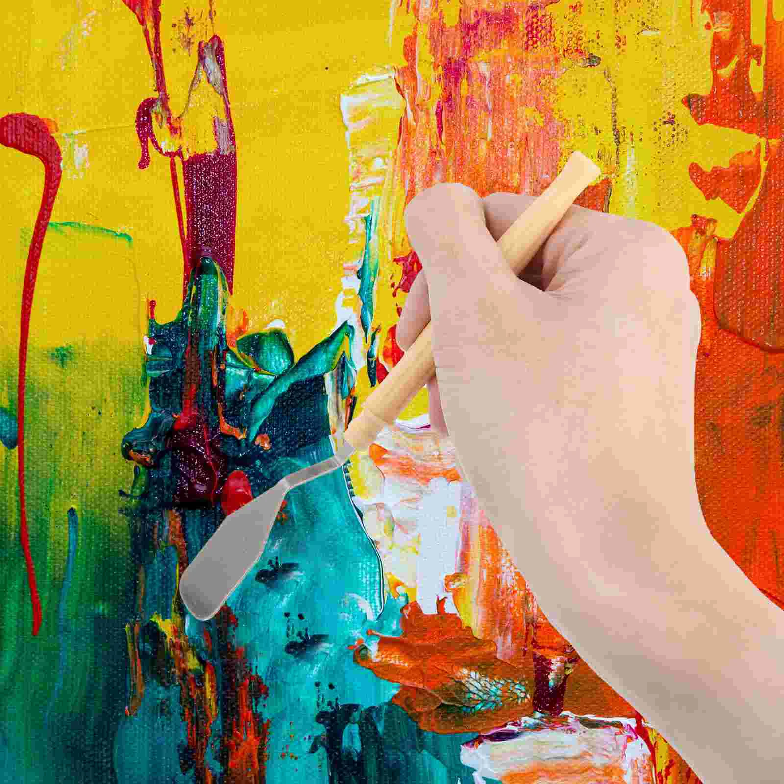 Инструмент для масляной живописи, шпатель для смешивания цветов, скребок, инструмент для живописи с цветовой модуляцией, 10 шт.
Инструмент для масляной живописи, шпатель для смешивания цветов, скребок, инструмент для живописи с цветовой модуляцией, 10 шт.